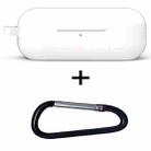 2 PCS Bluetooth Earphone Silicone Cover For Huawei FreeBuds Enjoy Edition(White) - 1