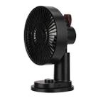 Smart Remote Control Usb Charging Shaking Head Desktop Fan Stroller Clip Fan(Black) - 1