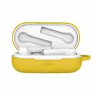 Bluetooth Earphone Silicone Protective Case for Huawei Honor FlyPods 3(Yellow) - 1