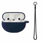 Bluetooth Earphone Silicone Cover For OPPO Enco X2 With Hand Rope(Noon Blue) - 1