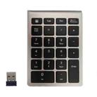 BT304 22 Keys Laptop Mini Wireless Keyboard, Spec: 2.4G (Silver Black) - 1