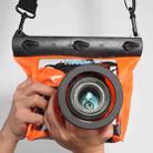 Tteoobl  20m Underwater Diving Camera Housing Case Pouch  Camera Waterproof Dry Bag, Size: M(Orange) - 1