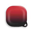Gradient Headphone Cover For Samsung Buds Pro/Buds Live/Buds 2(Black Red) - 1