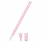 2 PCS Cartoon Touch Silicone Pen Case For Apple Pencil 2(Light Pink) - 1