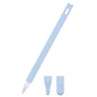 2 PCS Cartoon Touch Silicone Pen Case For Apple Pencil 2(Sky Blue) - 1