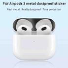 2 PCS Headphone Inner Cover Sticker Dustproof Protective Film For Airpods 3(Black) - 6