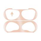 2 PCS Headphone Inner Cover Sticker Dustproof Protective Film For Airpods 3(Rose Gold) - 1