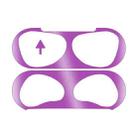 2 PCS Headphone Inner Cover Sticker Dustproof Protective Film For Airpods 3(Purple) - 1