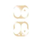 3 PCS Bluetooth Earphone Inner Cover Dustproof Sticker For Samsung Buds Live(Gold) - 1