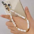 Geometric Letter Soft Pottery Mobile Phone Lanyard Anti-lost Phone Chain(RT-K210065C) - 1