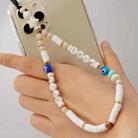 Geometric Letter Soft Pottery Mobile Phone Lanyard Anti-lost Phone Chain(RT-K210065D) - 1