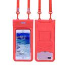 Tteoobl  30m Underwater Mobile Phone Waterproof Bag, Size: Large(Red) - 1