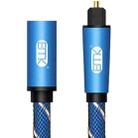 EMK Male To Female SPDIF Paired Digital Optical Audio Extension Cable, Cable Length: 2m (Blue) - 1