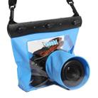 Tteoobl  T-518 20M Underwater Diving Bag Slr Camera Housing Case Pouch Dry Bag M(Blue) - 1