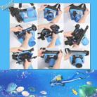 Tteoobl  T-518 20M Underwater Diving Bag Slr Camera Housing Case Pouch Dry Bag L(Blue) - 6