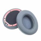 2 PCS Leather Soft Breathable Headphone Cover For Beats Studio 2/3, Color: Titanium Gray - 1