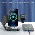 LFX-178 4 In 1 Wireless Charger For Smartphone&iWatch&AirPods(Black) - 2