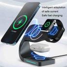 LFX-178 4 In 1 Wireless Charger For Smartphone&iWatch&AirPods(Black) - 4
