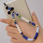 Soft Pottery Short Type Mobile Phone Chain Wrist Lanyard(Qt-k210010B) - 1
