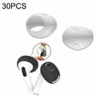 30PCS Earless Ultra Thin Earphone Ear Caps For Apple Airpods Pro(Transparent) - 1