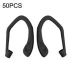 50PCS EG40 For Apple Airpods Pro Sports Wireless Bluetooth Earphone Silicone Non-slip Ear Hook(Black) - 1