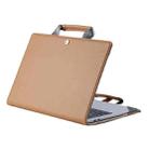 Laptop Bag Protective Case Tote Bag For MacBook Pro 15.4 inch, Color: Khaki - 1