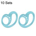 10 Sets EG43 Silicone Bluetooth Earphone Earbud Sports Anti-lost Holder For Keepods(Blue) - 1