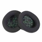 2 PCS Headset Sponge Earmuffs For SONY MDR-7506 / V6 / 900ST, Color: Black Green Net - 1
