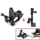 TUYU Motorcycle Helmet Chin Action Camera Mobile Phone Mounting Bracket Black Bracket+Mobile Phone Clip - 1