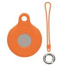 Locator Storage Silicone Cover With Hand Strap For AirTag, Color: Orange - 1