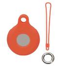 Locator Storage Silicone Cover With Hand Strap For AirTag, Color: Coral Color - 1