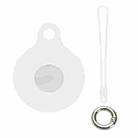 Locator Storage Silicone Cover With Hand Strap For AirTag, Color: Transparent - 1
