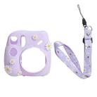 CAIUL Daisy Camera Silicone Case Protective Soft Case For FUJIFILM Instax Mini7+(Purple) - 1