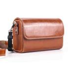 For Canon G7X3 / G5X2 / Sony ZV1RX1007 / RICOH GR3 Camera Leather Case(Light Brown) - 1