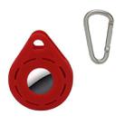Location Tracker Anti-Lost Silicone Protective Cover For AirTag, Color: Red - 1