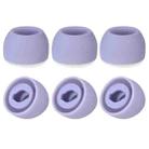 6 PCS Silicone Earplugs For TWS Samsung Galaxy Buds Pro( Large Purple) - 1