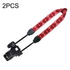 2PCS Cute Love Halter Neck Micro Single Card Machine SLR Camera Strap - 1