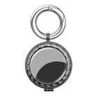 Anti-Lost Plating Keychain Locator Tracker Protective Cover For Airtag(Black Gold) - 1