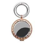 Anti-Lost Plating Keychain Locator Tracker Protective Cover For Airtag(Rose Gold) - 1