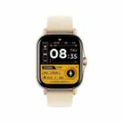 S12 Smart Watch Heart Rate Weather Blood Pressure Meter Movement Bracelet(Gold With Call) - 1