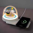 Decorative Table Lamp Wireless Fast Charging Smart Bluetooth Music Light, Style: Basic Model(Penguin) - 1