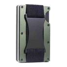 ZDL-05 Tracker Protection Organizer Metal Card Holder For AirTag(Army Green) - 1