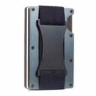 ZDL-05 Tracker Protection Organizer Metal Card Holder For AirTag(Grey) - 1