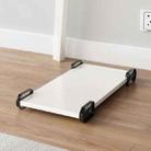 Wooden Removable Height-raising Base For Desktop Computer Host Bracket Warm White 24x40cm - 1