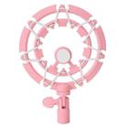 YT01 Microphone Cantilever Bracket Shock Mount Metal SLR Live Bracket(Pink) - 1
