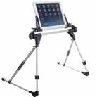 Mobile Phone Tablet Folding Aluminum Alloy Stand Live Portable Stand(White) - 1