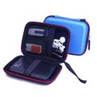 EVA Mobile Hard Disk U Disk Storage Protection Bag(Blue) - 1