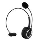 DANYIN BH69 Unilateral Bluetooth Business Talk Headset Customer Service Wireless Voice Wheat(Black) - 1