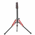 Aluminum Alloy Folding Mobile Phone Stand Live Selfie Floor Stand(Red) - 1