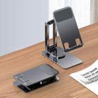 Portable Mobile Phone Tablet Desktop Stand, Color: K5 Gray - 1